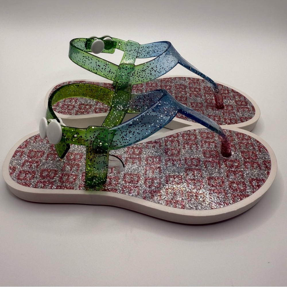 Girls Colorful Glitter Sandals - Picture 3 of 8